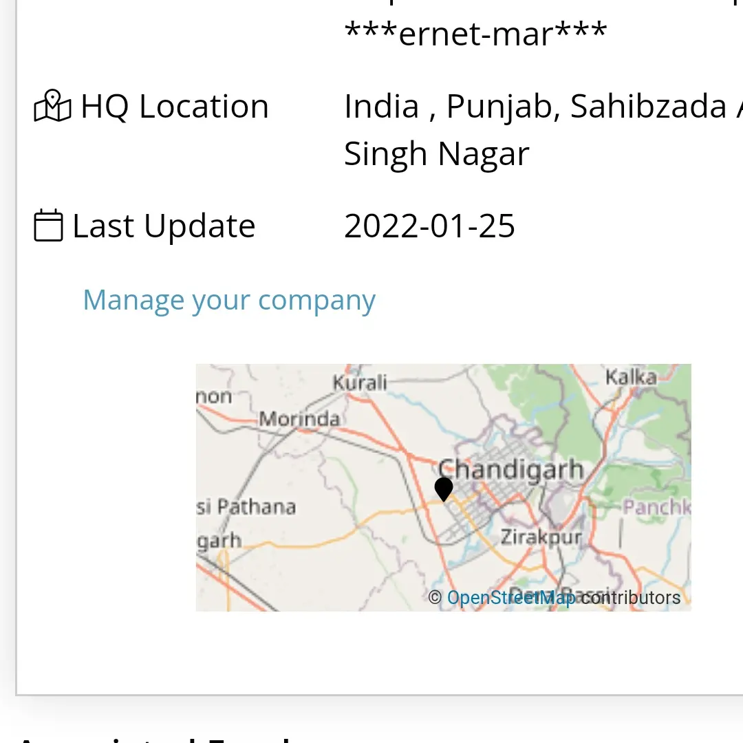 Archived directory location capture with Punjab address and 25 January 2022 update
